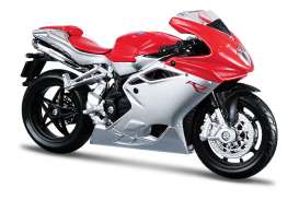 MV Agusta  - red/white - 1:18 - Bburago - 51053r - bura51053r | The Diecast Company