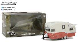 Shasta  - white/coral - 1:24 - GreenLight - 18415A - gl18415A | The Diecast Company