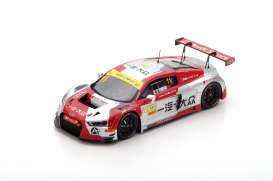 Audi  - R8 2016 white/red - 1:43 - Spark - SA115 - spaSA115 | The Diecast Company