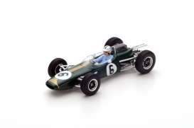 Brabham  - 1963 green/gold - 1:43 - Spark - s5249 - spas5249 | The Diecast Company