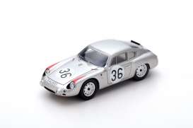 Porsche  - 1961 silver - 1:43 - Spark - s4682 - spas4682 | The Diecast Company