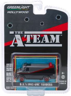 GMC  - 1983 black/red/grey - 1:64 - GreenLight - 44790B - gl44790B | The Diecast Company