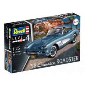 Corvette  - 1958  - 1:25 - Revell - Germany - 07037 - revell07037 | The Diecast Company