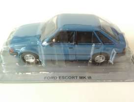Ford  - Escort MKIII blue - 1:43 - Magazine Models - escort - MagPCescort | The Diecast Company