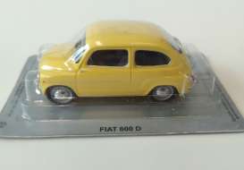 Fiat  - 600 yellow - 1:43 - Magazine Models - PCfi600y - magPCfi600y | The Diecast Company