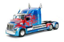 Transformers Western Star - Optimus Prime blue/red - 1:24 - Jada Toys - 253115003 - jada98403 | The Diecast Company
