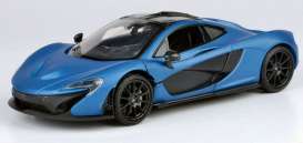 McLaren  - P1 2015 blue/black - 1:24 - Motor Max - 79508b - mmax79508b | The Diecast Company