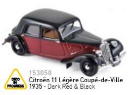 Citroen  - 1935 dark red/black - 1:43 - Norev - 153050 - nor153050 | The Diecast Company