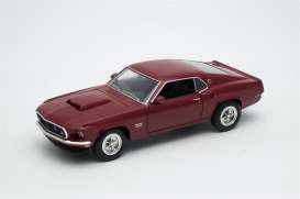 Ford  - Mustang Boss 429 1970 red - 1:24 - Welly - 24067r - welly24067r | The Diecast Company