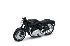 Triumph  - Thruxton black - 1:18 - Welly - 12842bk - welly12842bk | The Diecast Company
