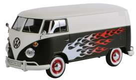 Volkswagen  - matt black/ white - 1:24 - Motor Max - 79566 - mmax79566 | The Diecast Company