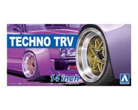 Wheels & tires  - 1:24 - Aoshima - 05386 - abk05386 | The Diecast Company