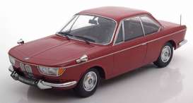 BMW  - 2000 CS 1965 red - 1:18 - KK - Scale - kkdc180122 | The Diecast Company