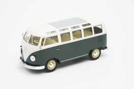 Volkswagen  - T1 Samba Bus 1962 yellow/white - 1:24 - Welly - 22095SG - welly22095SGy | The Diecast Company