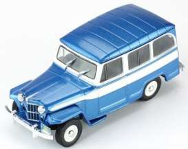 Willys  - 1960 blue/white - 1:43 - IXO Models - clc261 - ixclc261 | The Diecast Company