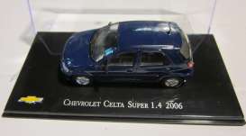 Chevrolet  - Celta 2006 blue - 1:43 - Magazine Models - magCelta - magCheCelta06 | The Diecast Company