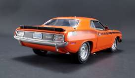 Plymouth  - 1970 vitamin c orange/ black - 1:18 - Acme Diecast - acme1806106 | The Diecast Company