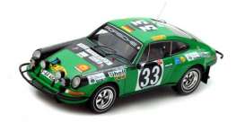 Porsche  - 911 ST #33 1971 green - 1:18 - Spark - 18S285 - spa18S285 | The Diecast Company