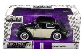 Volkswagen  - 1958 black/white - 1:24 - Jada Toys - 99053bk - jada99053bk | The Diecast Company
