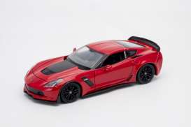 Chevrolet  - Corvette Z06 2017 red - 1:24 - Welly - 24085r - welly24085r | The Diecast Company