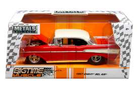 Chevrolet  - Bel Air 1957 red/white - 1:24 - Jada Toys - 98944 - jada98944 | The Diecast Company