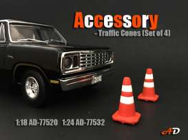 diorama Accessoires - 2017 red/white - 1:18 - American Diorama - 77520 - AD77520 | The Diecast Company