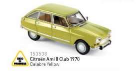Citroen  - 1970 calabra yellow - 1:43 - Norev - 153538 - nor153538 | The Diecast Company