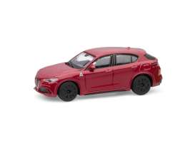 Alfa Romeo  - Stelvio red - 1:43 - Bburago - 30389 - bura30389r | The Diecast Company