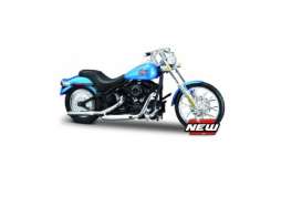 Harley Davidson  - 2002 blue - 1:18 - Maisto - 17086 - mai17086 | The Diecast Company