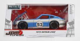 Datsun  - 1972 blue/white - 1:24 - Jada Toys - 99098b - jada99098b | The Diecast Company