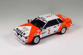 Nissan  - 240RS BS110 1984 white/orange - 1:24 - Beemax - bmx24014 | The Diecast Company