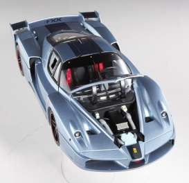 Ferrari  - 2006 2-tone silver-blue w/black str - 1:18 - Hotwheels Elite - mvN2065 - hwmvN2065 | The Diecast Company