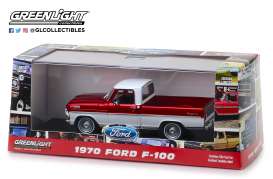 Ford  - F-series Truck 1979 bright red and white - 1:43 - GreenLight - 86318 - gl86318 | The Diecast Company