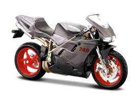 Ducati  - 748 grey/red - 1:18 - Maisto - 327 - mai327 | The Diecast Company