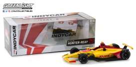 Honda  - Indy car #28 2018 yellow/red - 1:18 - GreenLight - 11022 - gl11022 | The Diecast Company