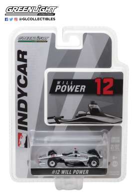 Chevrolet  - Indy car #12 2018 silver/red/black - 1:64 - GreenLight - 10808 - gl10808 | The Diecast Company