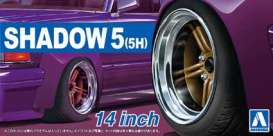 Wheels & tires Rims & tires - 1:24 - Aoshima - 05437 - abk05437 | The Diecast Company