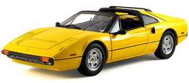 Ferrari  - 1977 yellow w/black interior - 1:18 - Hotwheels Elite - mvp9898 - hwmvp9898 | The Diecast Company