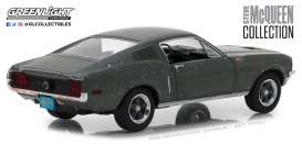 Ford  - Mustang GT fastback 1968 green - 1:24 - GreenLight - 84043 - gl84043 | The Diecast Company
