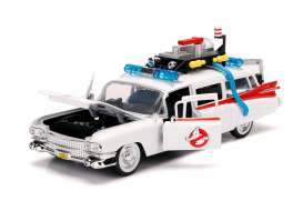 Cadillac  - Ecto-1 Ghostbusters 1959 white/red - 1:24 - Jada Toys - 99731 - jada9399731314R01 | The Diecast Company