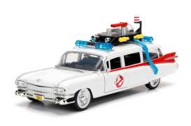 Cadillac  - Ecto-1 Ghostbusters 1959 white/red - 1:24 - Jada Toys - 99731 - jada9399731314R01 | The Diecast Company