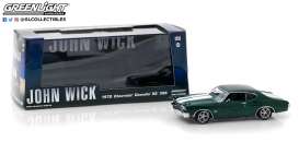 Chevrolet  - Chevelle SS396 *John Wick* 1970 green/white - 1:43 - GreenLight - 86541 - gl86541 | The Diecast Company