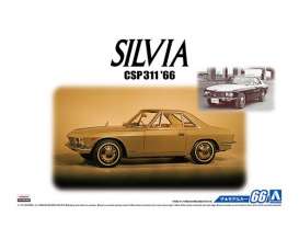 Nissan  - Silvia CSP311 1966  - 1:24 - Aoshima - 06228 - abk06228 | The Diecast Company