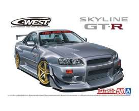 Nissan  - Skyline C-West BNR34 GT-R 2002  - 1:24 - Aoshima - 06149 - abk06149 | The Diecast Company