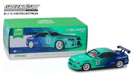 Nissan  - Skyline GT-R R34 1999 green/blue - 1:18 - GreenLight - 19050 - gl19050 | The Diecast Company