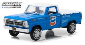 Ford  - F-100 1967 blue/white - 1:24 - GreenLight - 85013 - gl85013 | The Diecast Company