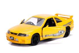 Nissan  - Skyline GT-R R33 F&F 1995 yellow - 1:32 - Jada Toys - 99515 - jada99515 | The Diecast Company