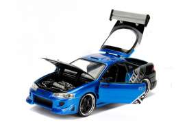 Mitsubishi  - Eclipse 1995 blue/black/silver - 1:24 - Jada Toys - 99103b - jada99103b | The Diecast Company