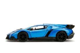 Lamborghini  - Veneno 2017 blue - 1:32 - Jada Toys - 30101b - jada30101b | The Diecast Company