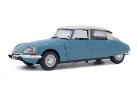 Citroen  - DS 1972 blue/white - 1:18 - Solido - 1800701 - soli1800701 | The Diecast Company